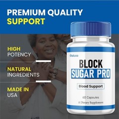 (2 Pack) Block Sugar Pro Capsules, Advanced Blood Support Formula (120 Capsules)