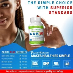 ADK-10: Supplement for Bone Health, Heart Health, Immune Support, 90 capsules