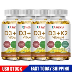 MENXI Vitamin K2 D3 Vitamin Supplement,Boost Immunity & Heart Health,Bone Health
