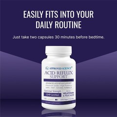 Approved Science? Acid Reflux Support – with Melatonin, Marshmallow Root, L-Ta