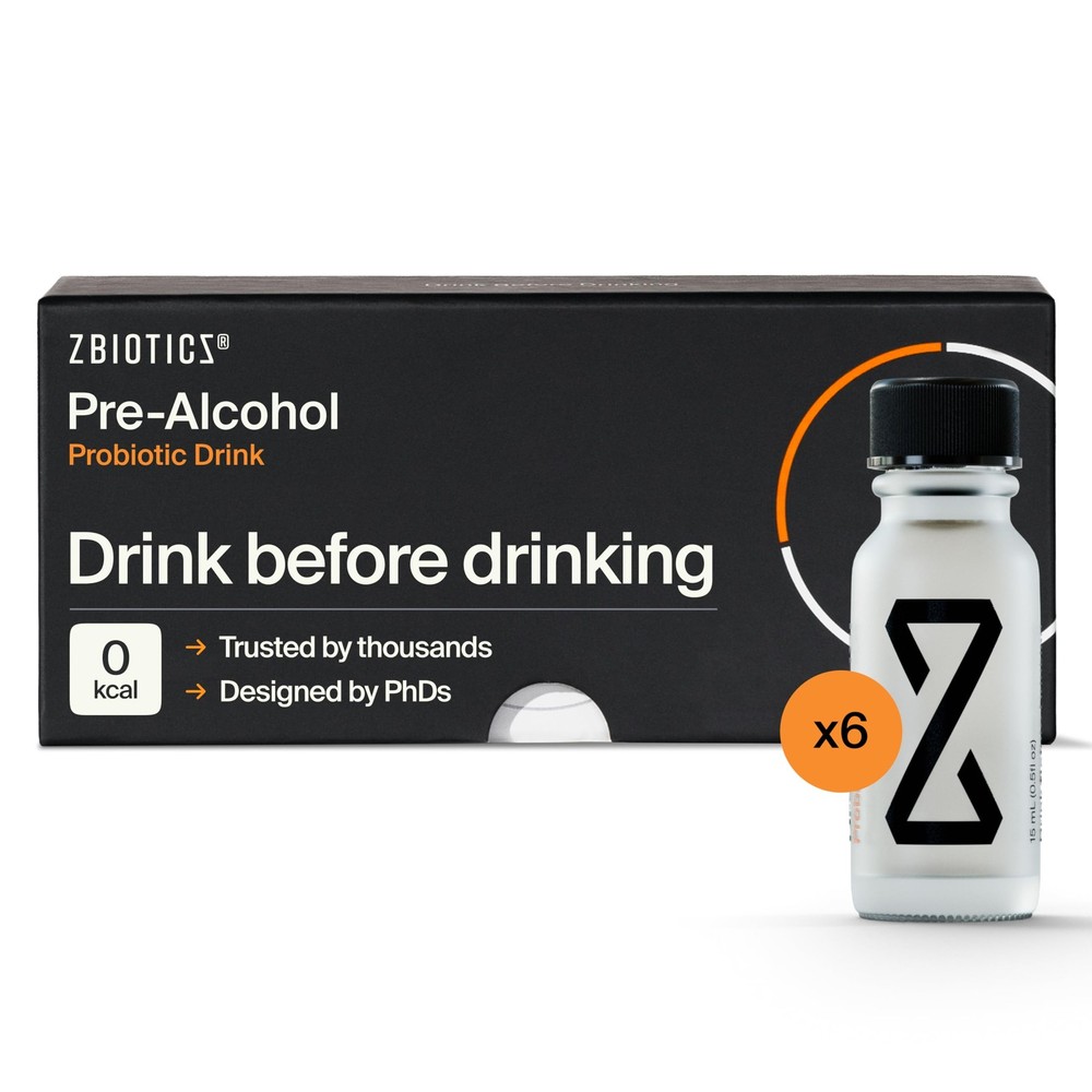 ZBiotics — Feel Better After Drinking, Wake Up Refreshed, Science-Backed, Pat…