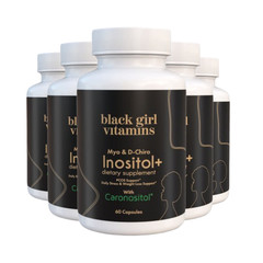 5-Pack Black Girl Vitamins Inositol – Weight Loss & Nutrition Support – 300 Caps