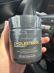 Livingood Daily Cholesterol Support Supplement with Garlic, CoQ10, Vitamin E…