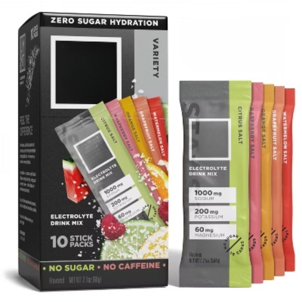 Zero-Sugar Electrolytes Drink – Variety Pack – 2.1oz/10ct