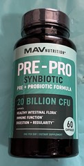 MAV Nutrition Probiotic and Prebiotic Capsules 60 Count Expires: 12/2025