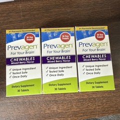 3x Prevegan Regular Strength 10mg Mixed Berry Chewable Tablets 90 Day Supply