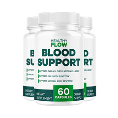 3-Pack Healthy Flow Blood Support – Blood Flow Circulation Support – 180 Caps