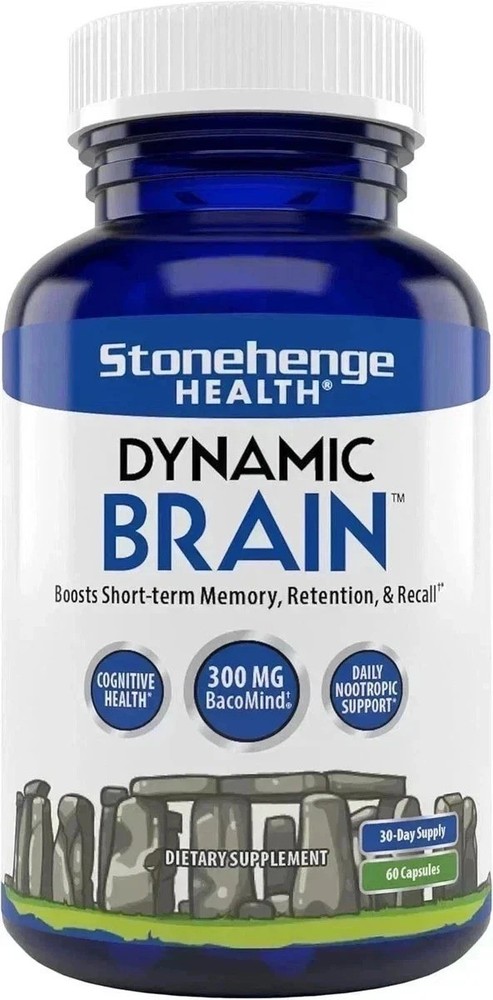 Brain Dynamic Supplement Focus, Memory & Clarity Support – 60 Capsules Free ship