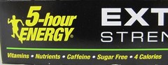 5 Hour Energy Extra Strength Sour Apple Camo 12 Count Box 1.93 oz Shots Hr Five