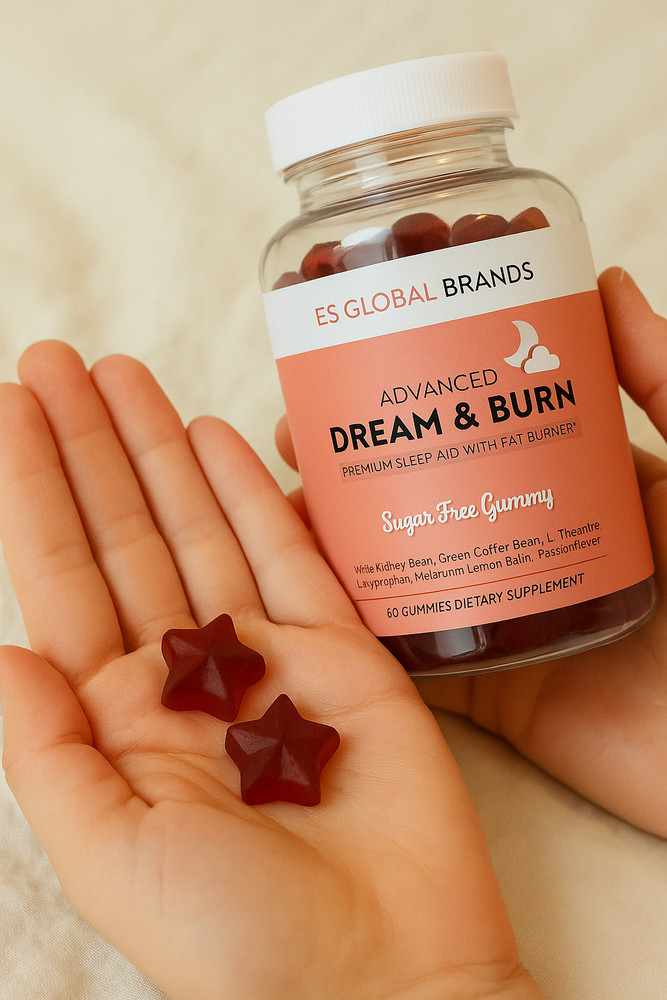 DREAM & BURN Night Time Slimming Fat Burner Metabolism Boosting Gummie Melatonin