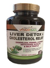 Liver Cleanse Detox Repair – 1,674 MG Milk Thistle Dandelion Support Supplement