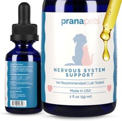 Holistic Herbal Nervous System Support Drops for Dogs and Cats – 2oz