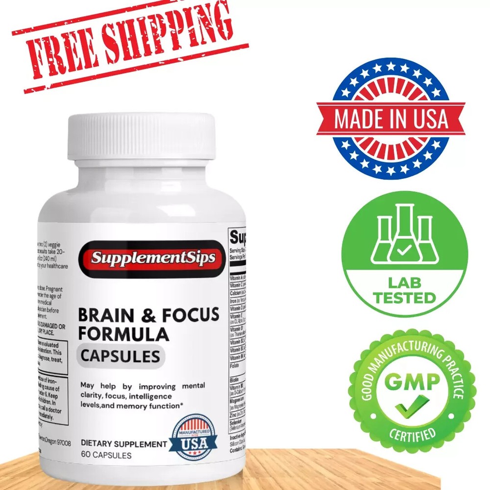 Brain Supplement For Enhanced Memory and Focus Bright Brain HealthDynamic
