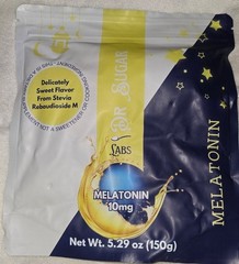 Dr Sugar Labs Melatonin Powder Sleep Aid L-Theanine GABA 30 Servings Exp 06/27