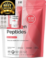 Zint Collagen Peptides Powder: Paleo & Keto 1 Pound (Pack of 1), No Color