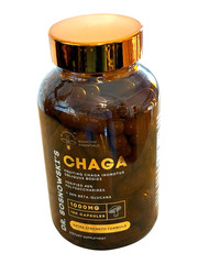 Dr. Sosnowski’s BioActive Chaga – 1000mg, Glass Bottle – 120 Capsules – Ex: 8/27
