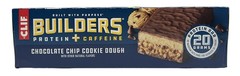 Clif Builder’s Bar – Chocolate Chip Cookie Dough w/ Caffeine 2.4 Oz. Box of 12