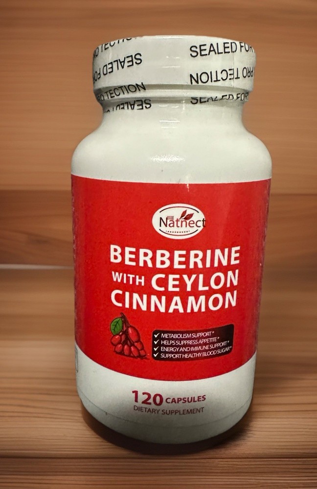 Berberine+ Ceylon Cinnamon, 120 CT Skin, Antioxidant Support