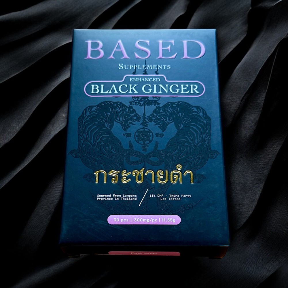 BASED Supplements Black Ginger MDF 11% – 30 capsules – 300mg per capsule