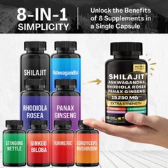 Improved Dynamic Vitality Bundle – Sea Moss Multivitamin & Shilajit Power Combo