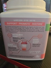Sunwarrior Creatine for Women Monohydrate Powder Micronized PreWorkout 14.1 oz