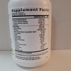 MassZymes Version 4.0 Digestive Enzymes by BiOptimizers 250 Veg Caps