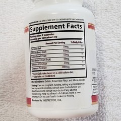 Sweet Restore Glycogen Support Pills Regulate Blood Pressure Sugar 60ct Sealed