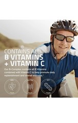 Bronson B-Complex with 120 Vegeterian Capsules Ct Brain Nervous System Support..
