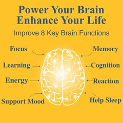 Brain Supplement 120 Caps for Memory and Focus – Cognitive Support, Caffeine