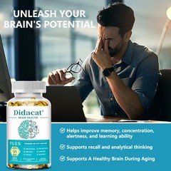 Brain reasoning&Focus 600MG Healthy Memory Function,Clarity Nootropic Supplement