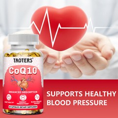 Coq10 Coenzyme 400mg Immune Function Heart Health Support Increase Energy