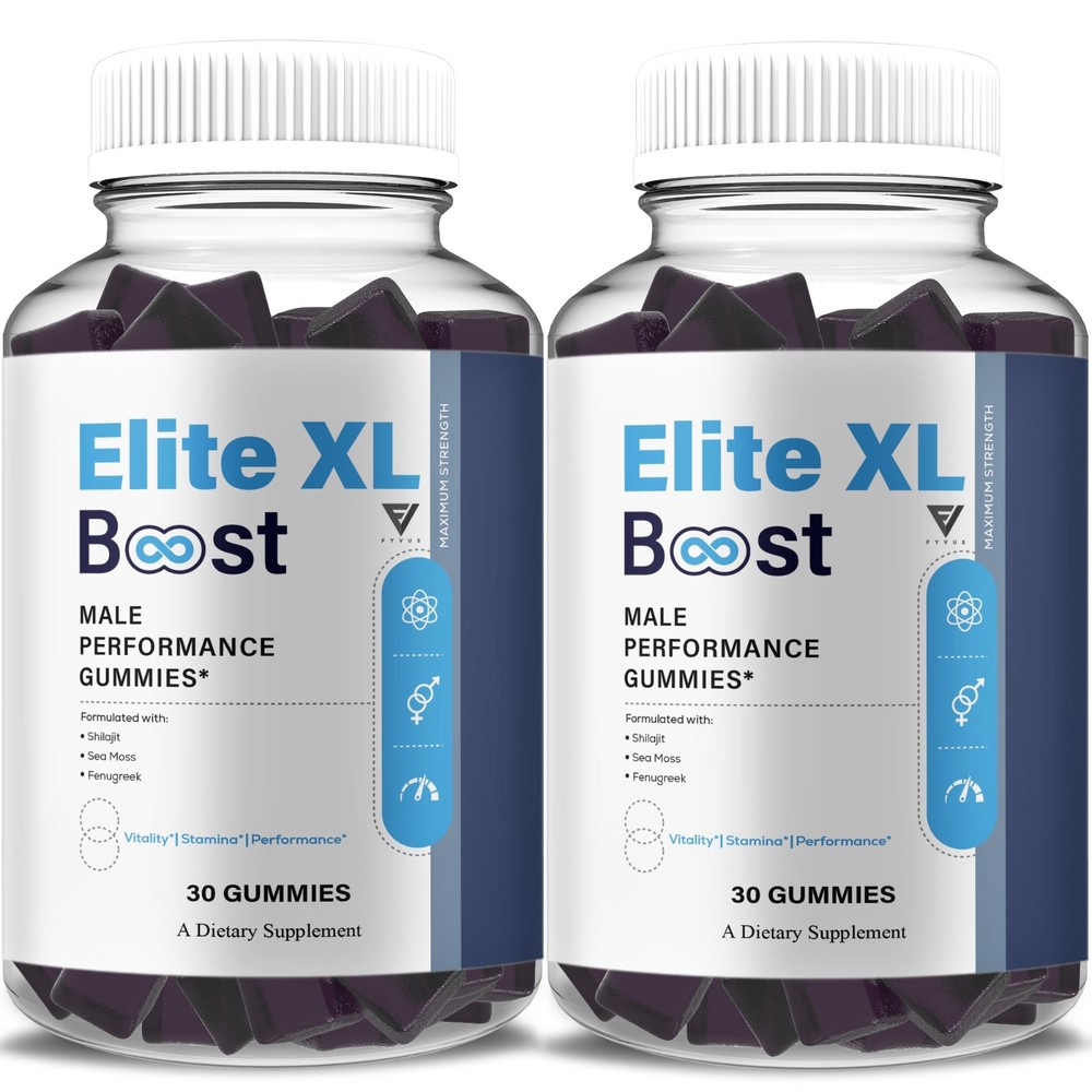 (2 Pack) Elite XL Boost Gummies, EliteXL Boost Male Performance (60 Gummies)