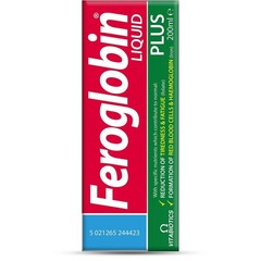 Vitabiotics Feroglobin 200ml Plus Liquid 6.8 Fl Oz (Pack of 1)