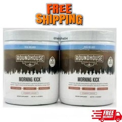2PACK ROUNDHOUSE PROVISIONS MORNING KICK-DIGESTIVE POWDER-STRAWBERRY LEMONADE…