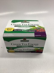 Box of 12 Nature’s Answer Green Tea w/Yerba Mate Energy 2oz Bottles Exp 02/2027