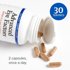 Natural Factors, Advanced Eye 60 count (Pack of 1), White