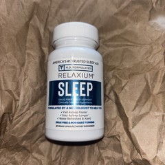 Relaxium Sleep Aid 14-Day Supply Non-Habit Forming 28 Vegan Capsules 3/2028