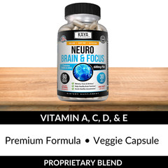 (2 Pack) Neuro Brain & Focus, Memory, Function, Clarity Nootropic Supplement