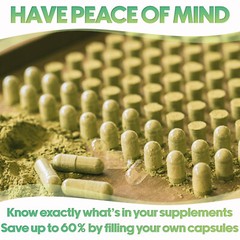 XPRS Nutra Size 1 Delayed Release Empty Vegan Capsules Pills Vegetable DIY