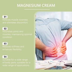 Total Soothe Magnesium Cream – Joint Relief Cream – 60g Daily Body Relief Cream