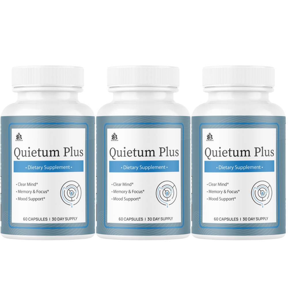 Quietum Plus Advanced Supplement Formula Healthy Ear Official- 3 Bottles