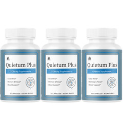 Quietum Plus Advanced Supplement Formula Healthy Ear Official- 3 Bottles