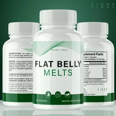 Flat Belly Melts Supplement- Advanced Formula Support Pills – FS!, Pack of 1