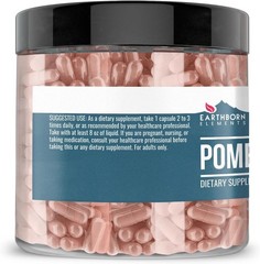 Herbal Pomegranate Capsules, 200 Count with No Preservatives for Daily Health