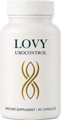 Lovy Urocontrol Capsules Bladder Support Supplement 60ct Non-GMO Vegan Exp5/2028