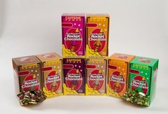 Rocket Chocolate – Caffeine Candy, Approximately 100ct, 8 Different Flavors