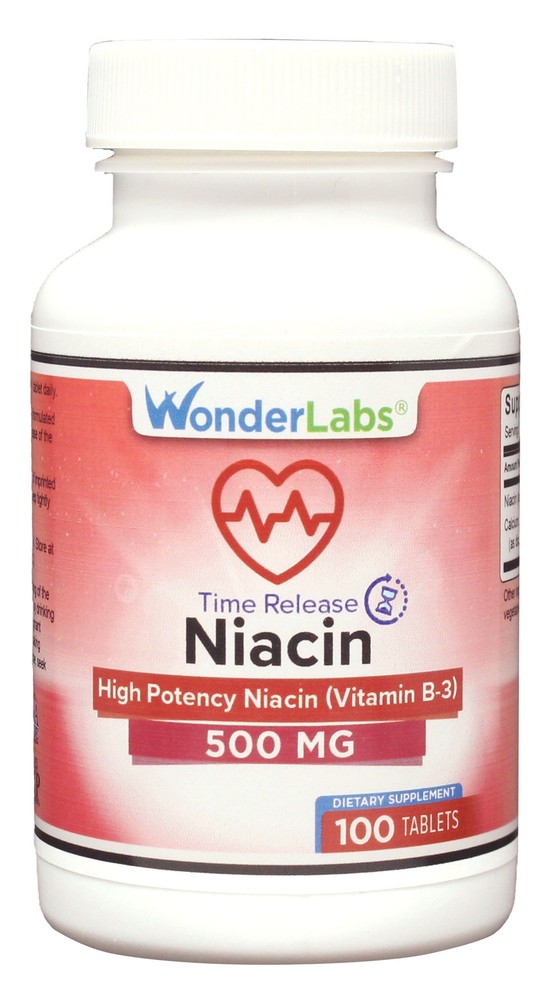 Wonder Laboratories Niacin Time Release 500 Mg