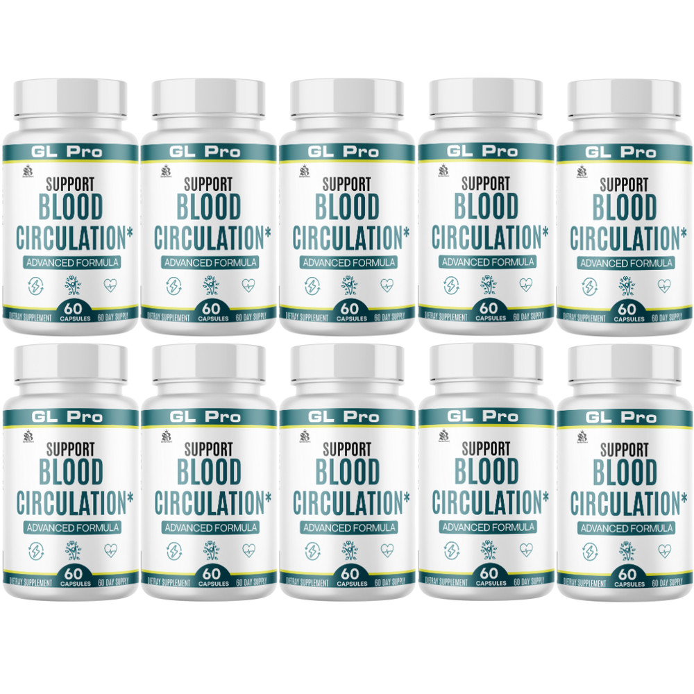 GL Pro Capsules – Advanced Formula For Blood Circulation Support – 10 Bottles