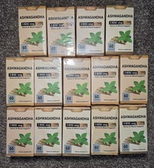 14x Ashwagandha 1400mg Root Extract Capsules, Mood Emotional Support Relaxation