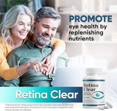 Advanced Retina Clear Support Vision Supplement – Eye Health Formula Lutein Zeax